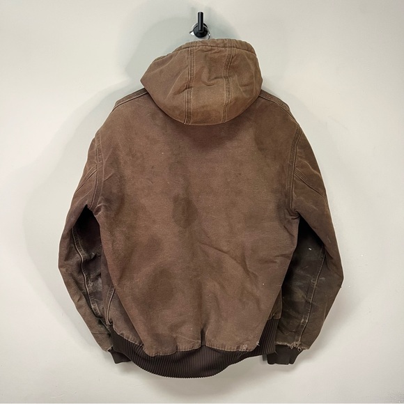 Vintage Carhartt Brown Hooded Jacket - Picture 6 of 6